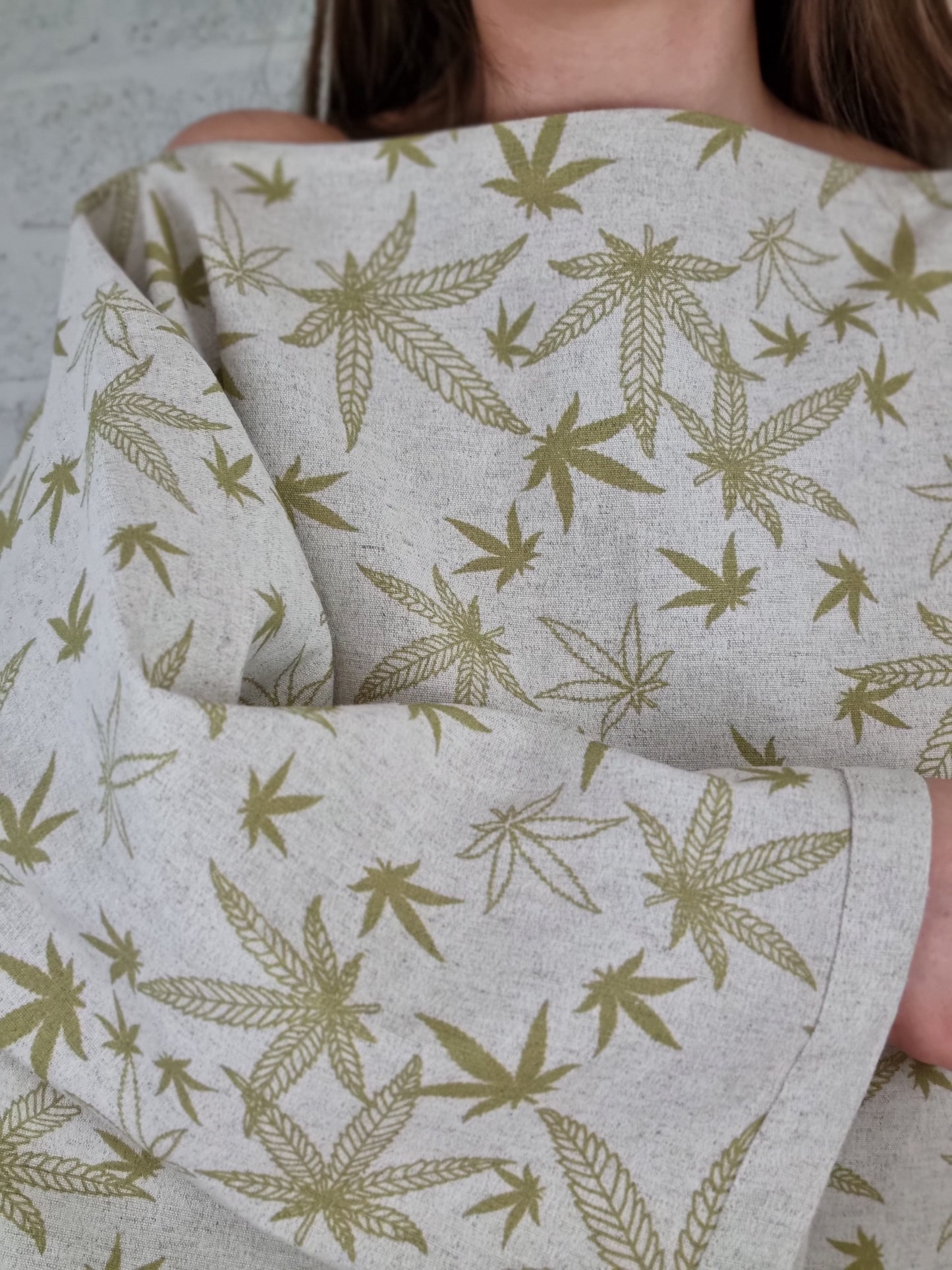 Kimono van hennep, aan beide kanten dragbaar