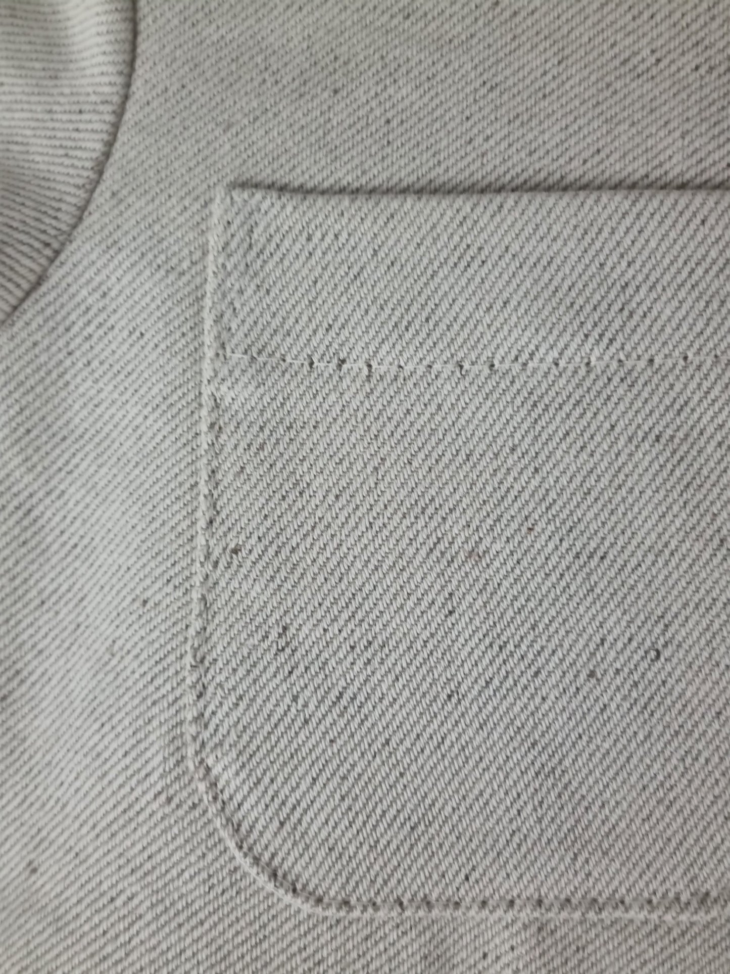 Girls' hemp-cotton dress
