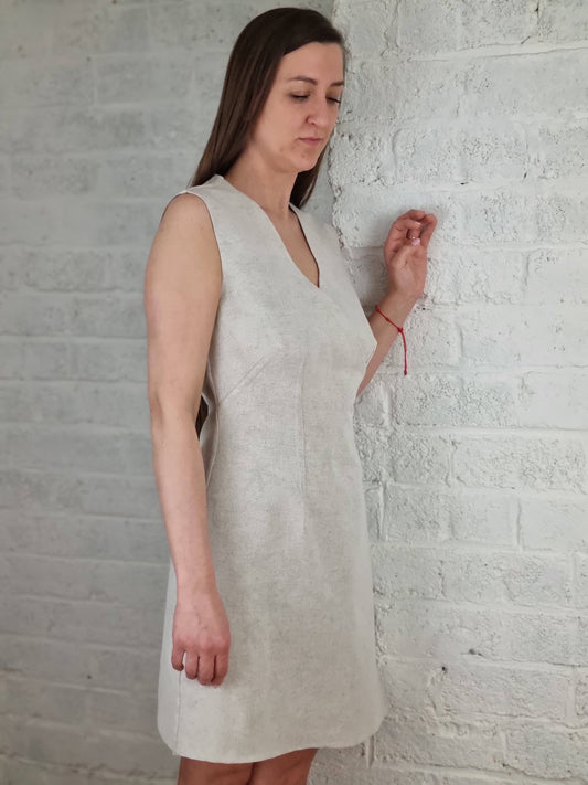 Hemp & Cotton Reversible Dress – Knee Length