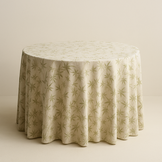 Round, reversible tablecloth – Ø 300 cm